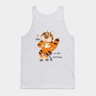 Cat Lover of Coffee Tank Top